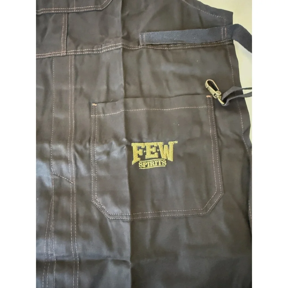 NEW Under NY Sky Apron No-Tie Black Denim Split Leg Few Spirits
